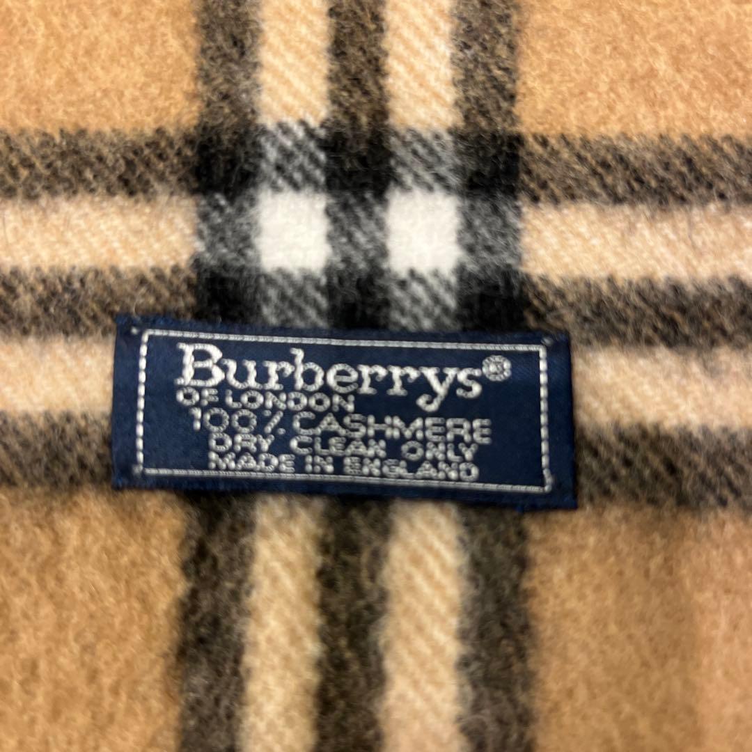 メ*5様 Burberrys ロンドン　チェック柄 カシミヤマフラー