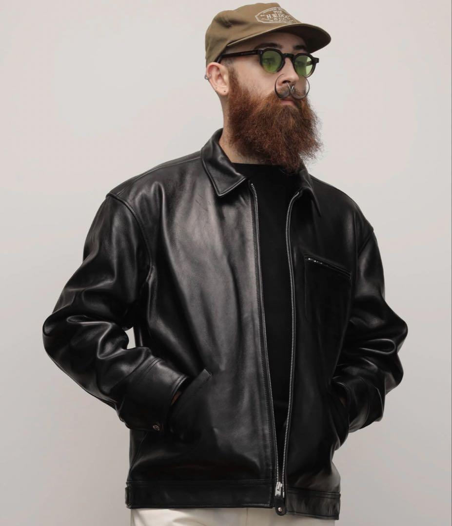 Schott Leather Tracker Jacket Sサイズ