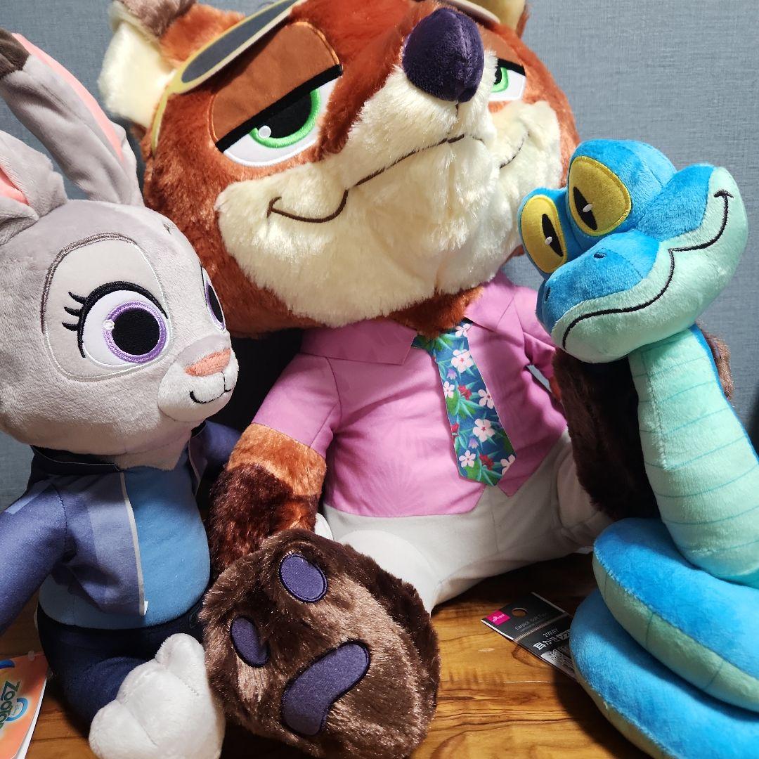 ズートピア2　Lぬいぐるみ　ジュディホップス　ゲイリー ラージぬいぐるみ ニック