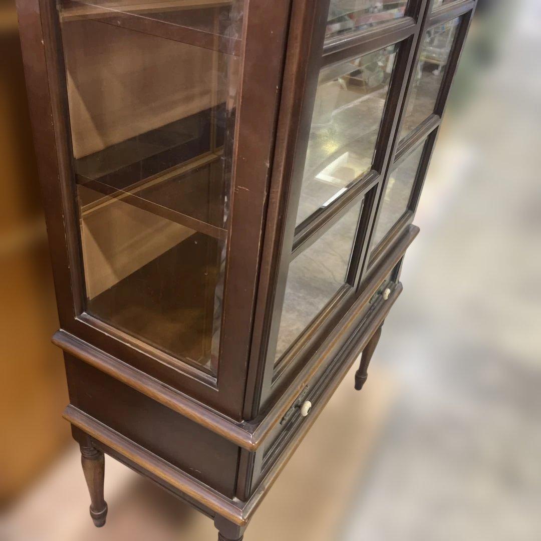 【飛騨産業】キュリオケース◆照明付◇ちょい訳有◆廃盤品◇キツツキ