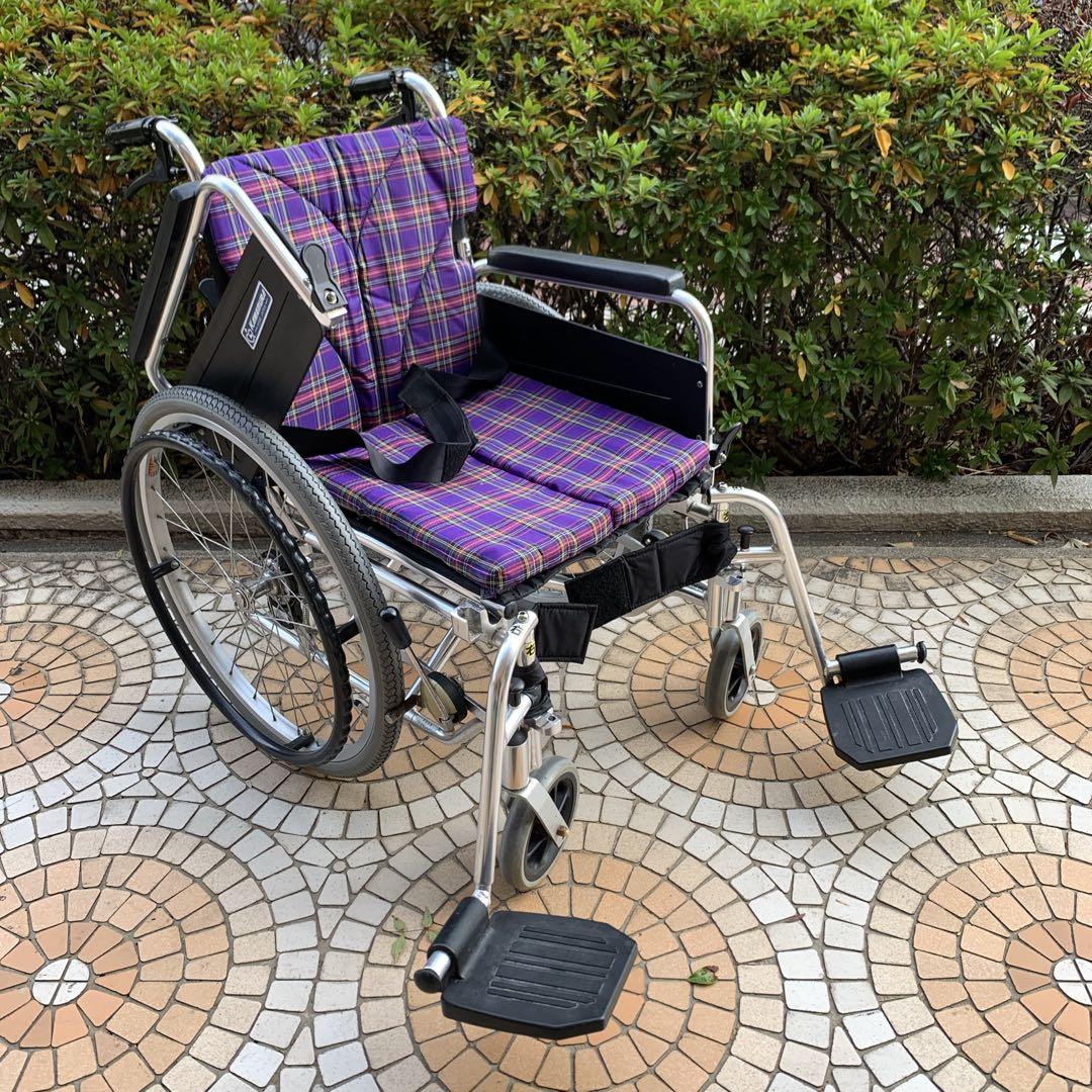 全国送料無料　KAWAMURA　簡易モジュール　多機能　自走・介助兼用　車椅子