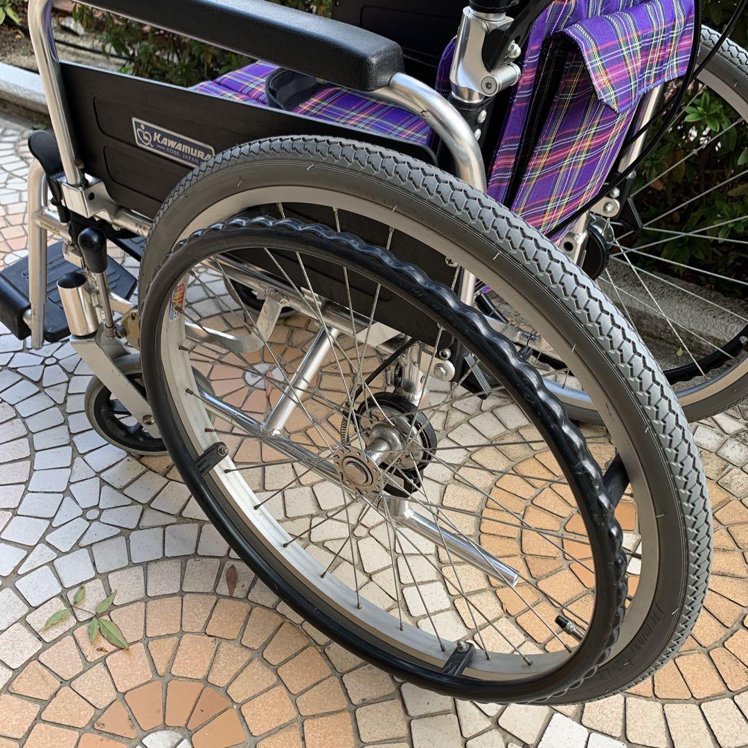 全国送料無料　KAWAMURA　簡易モジュール　多機能　自走・介助兼用　車椅子