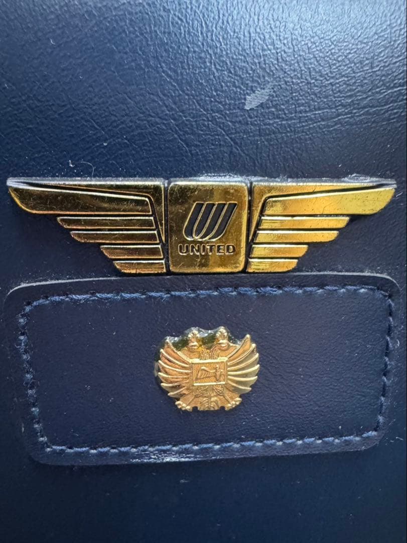 ユナイテッド空港　バッグ　キャスター付き　大小セット