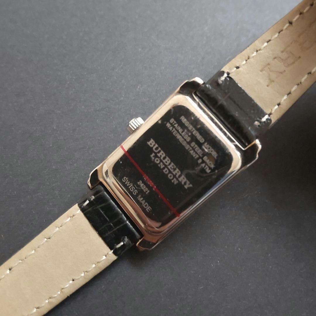 最終価格 BURBERRY バーバリー レディース腕時計 12100L スクエア