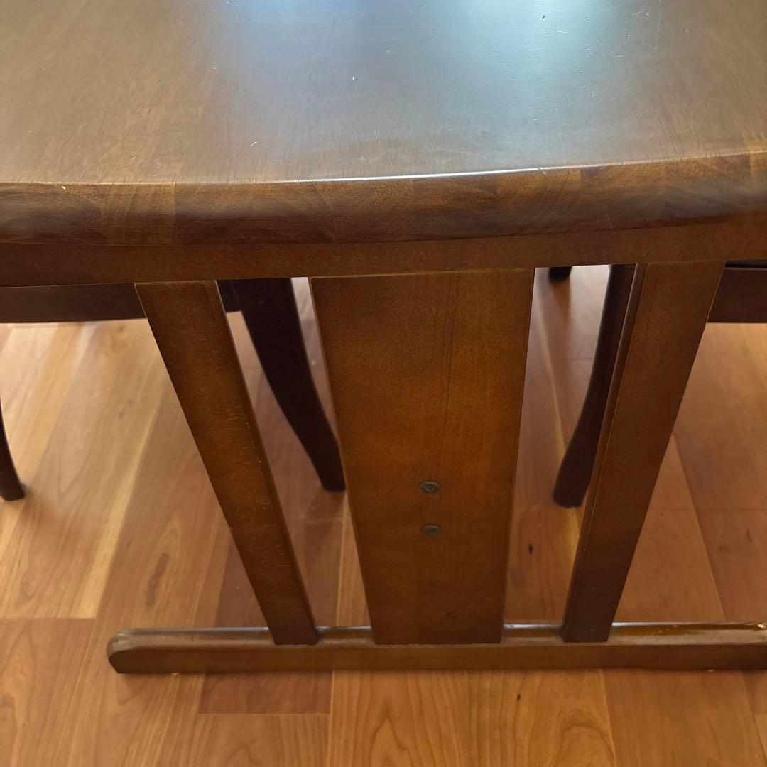 ダークブラウン ダイニングテーブル