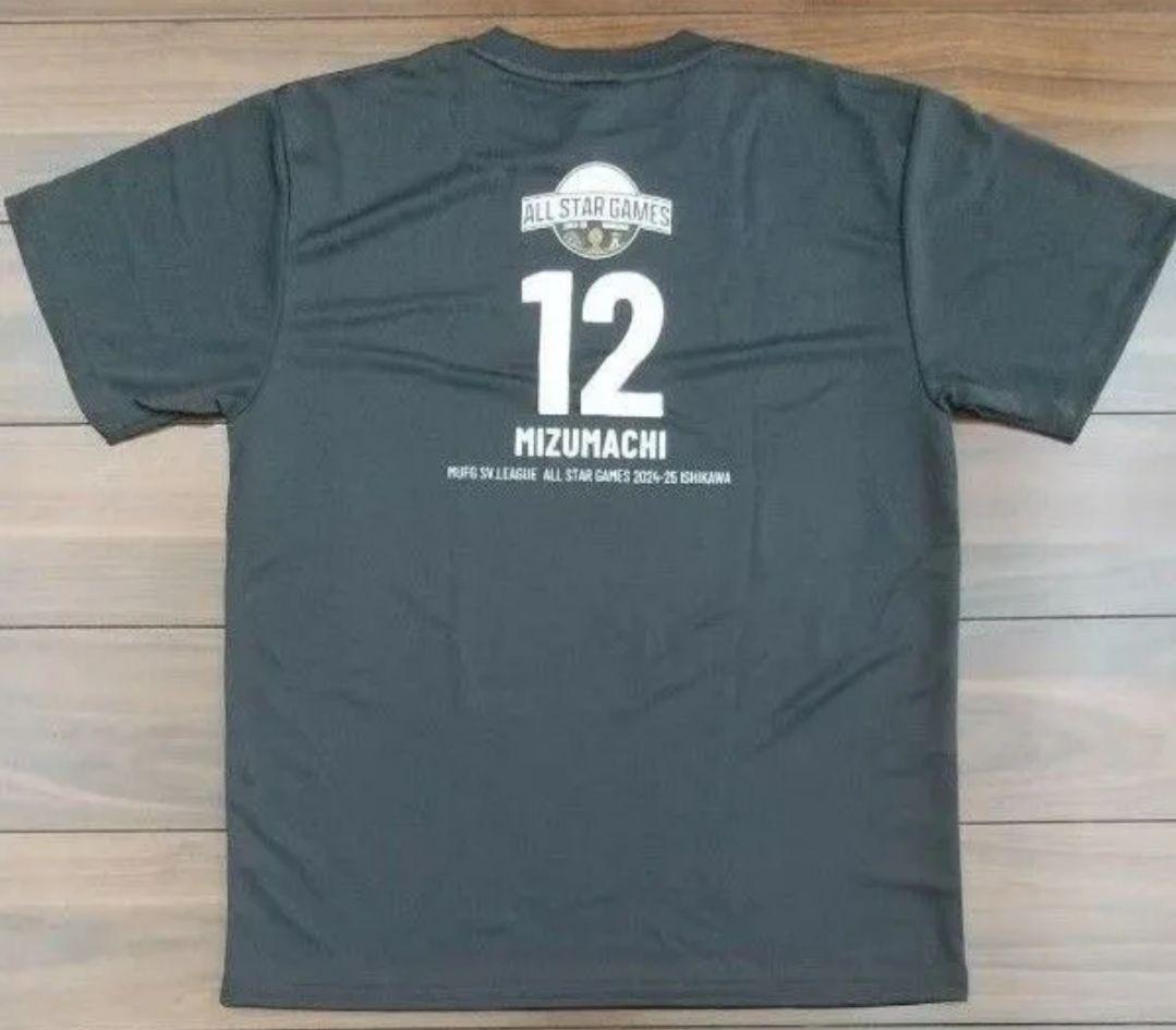 水町泰杜 SVリーグ 2024-25 ブラック Tシャツ 半袖 LL