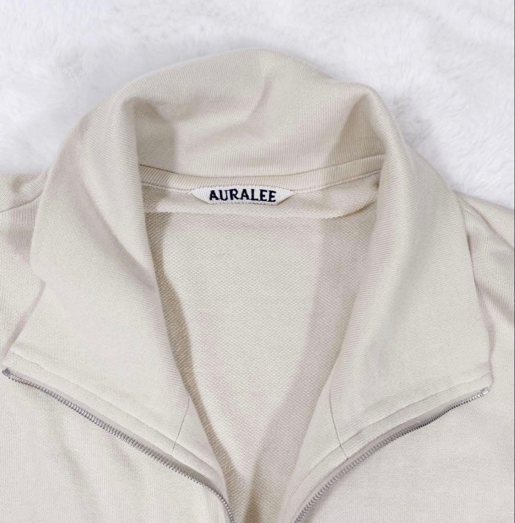 オーラリー SUPER HIGH GAUGE SWEAT ZIP BLOUSON