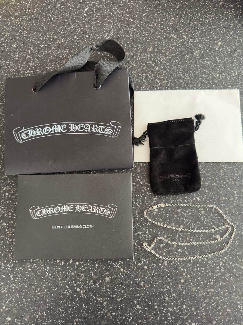 今週末出品終了 値下げ可 クロムハーツ ロールチェーン 18インチ 約46センチ