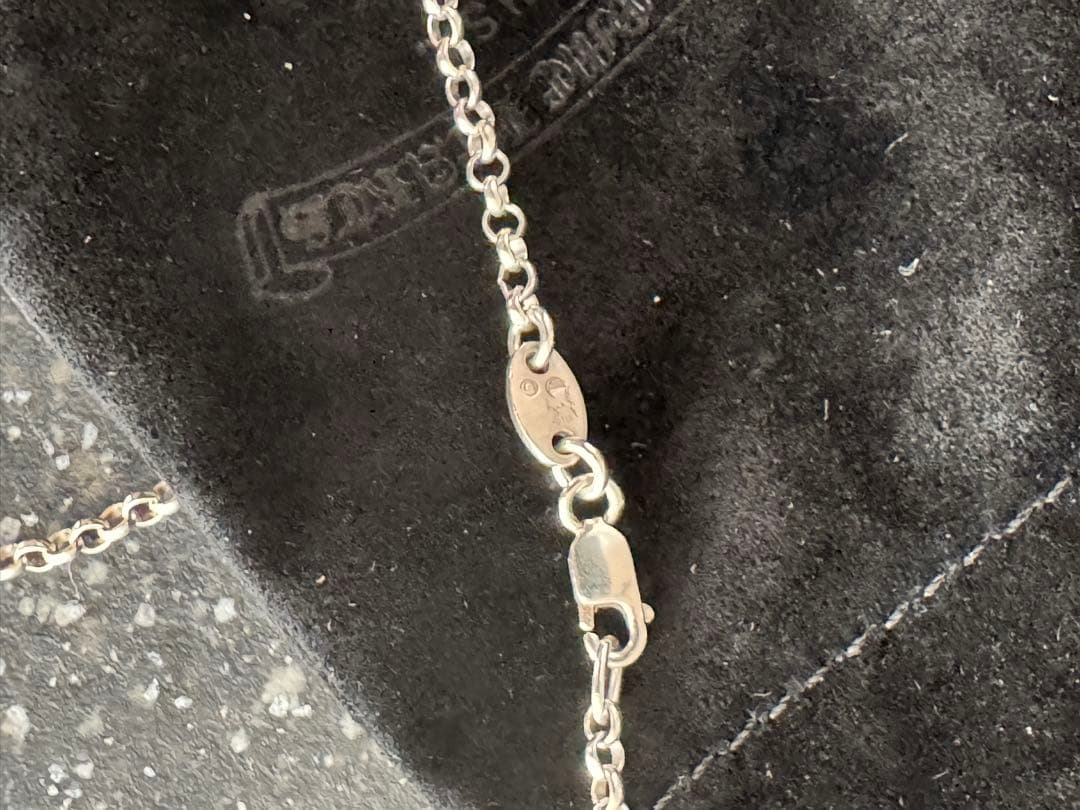 今週末出品終了 値下げ可 クロムハーツ ロールチェーン 18インチ 約46センチ
