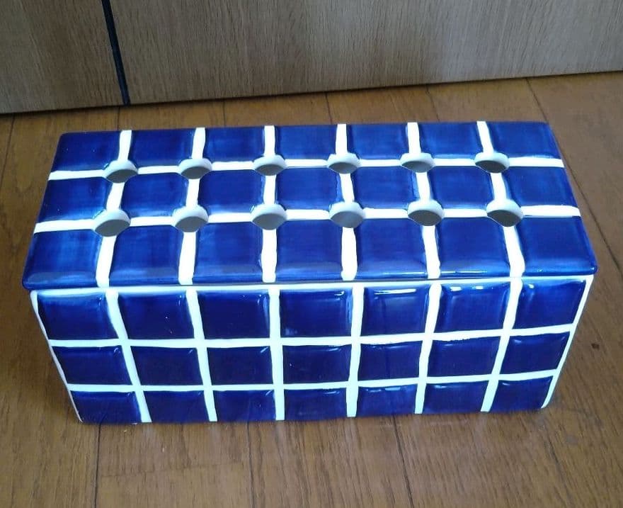 &Klevering タイルフラワーベース　ブルー★★★★★