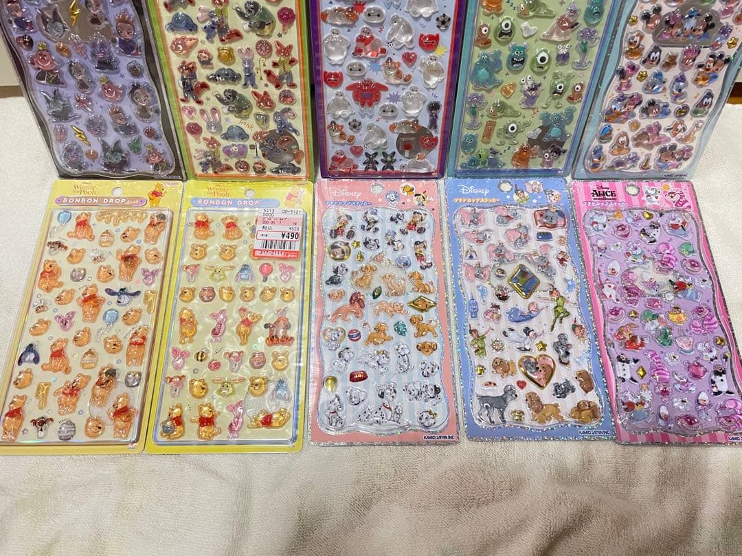 【正規品】ボンボンドロッププチドロップシール　ディズニー10枚セット