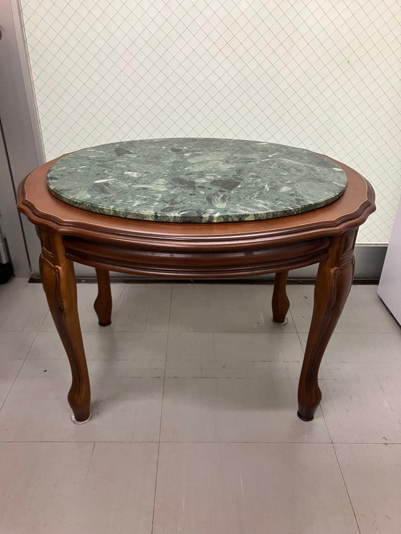 イタリア製/アンティーク調/レジンテラゾー/猫脚