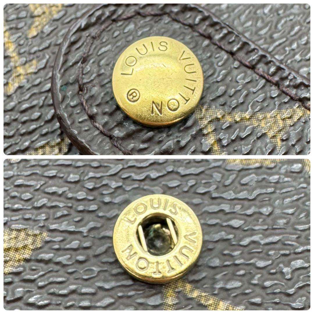 美品✨ルイヴィトン　モノグラム　ヴィエノワ　折り財布　wallet　財布