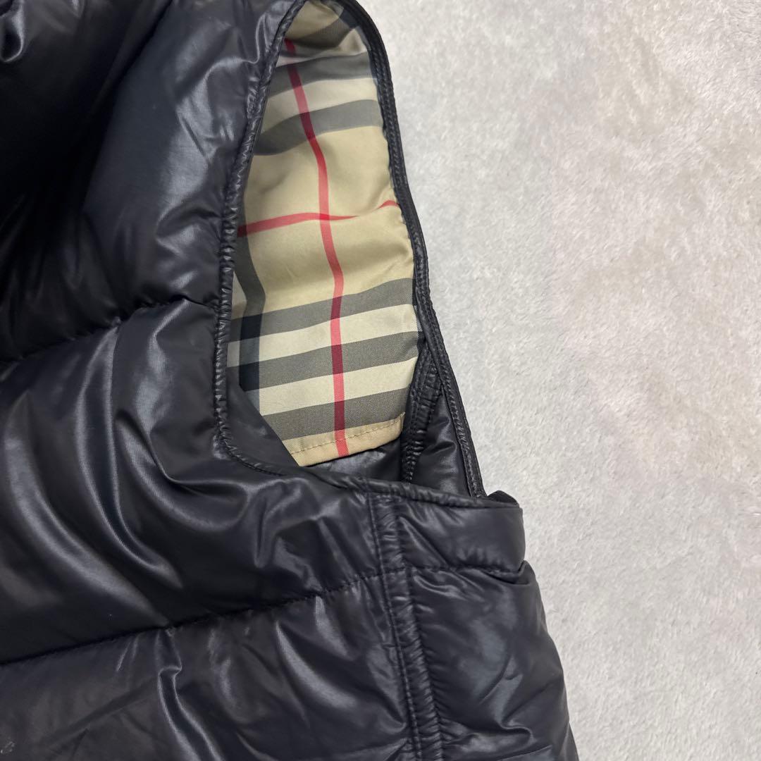 バーバリーロンドン　ダウンベスト　ブラック　Lサイズ