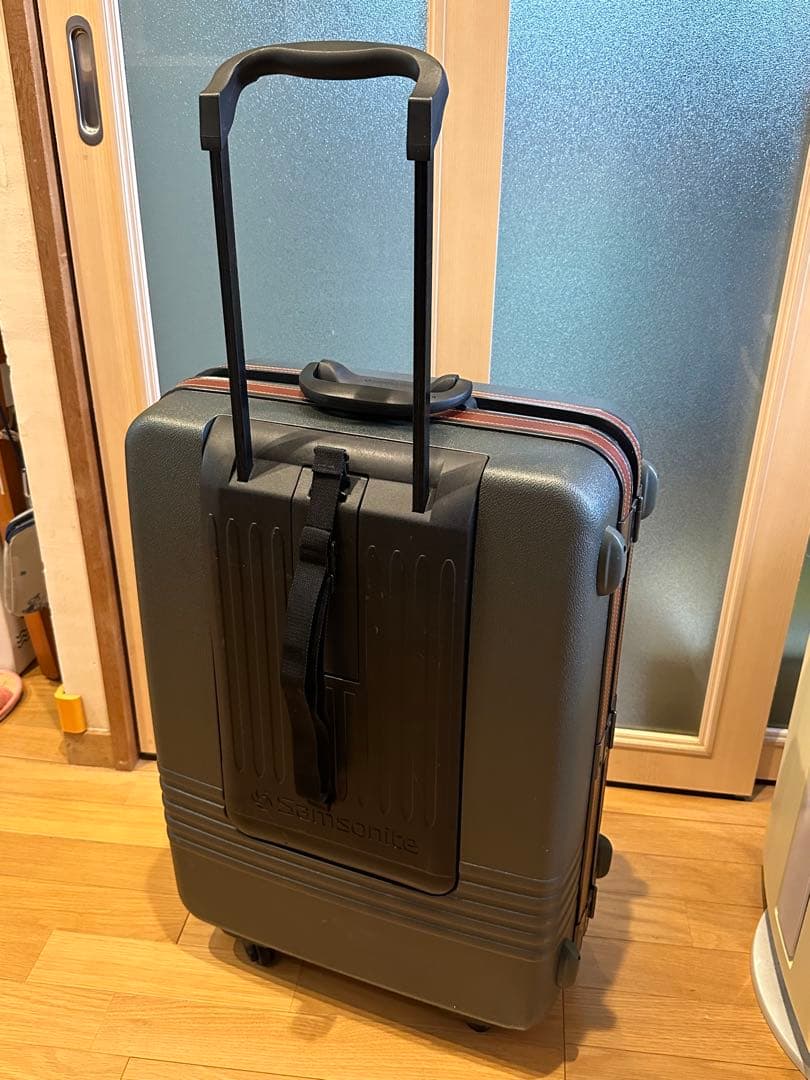 ★Samsoniteスーツケース型キャリーカート お洒落 美品