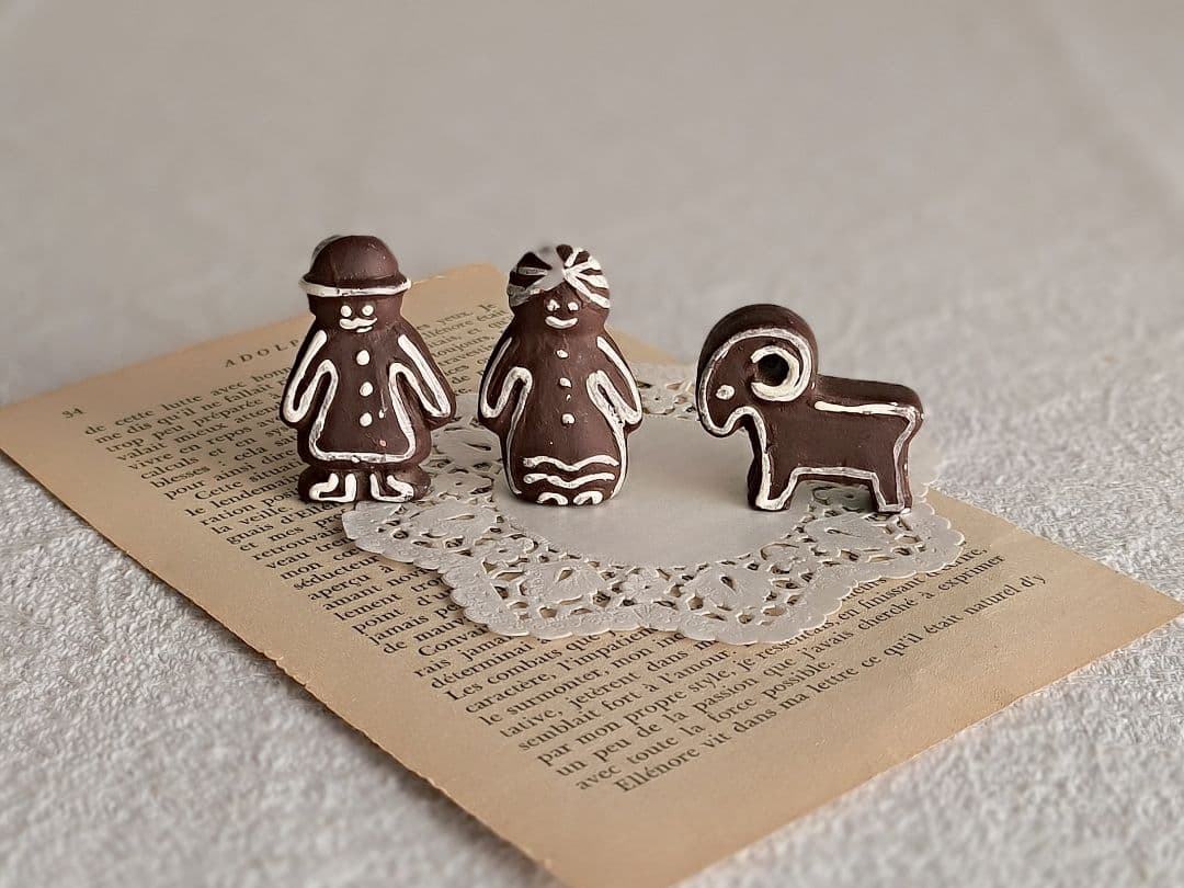 【まーちゃんさま】christmas doll ❀パティシエの女の子オーナメント