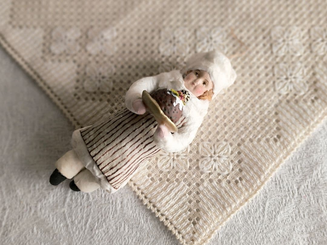 【まーちゃんさま】christmas doll ❀パティシエの女の子オーナメント