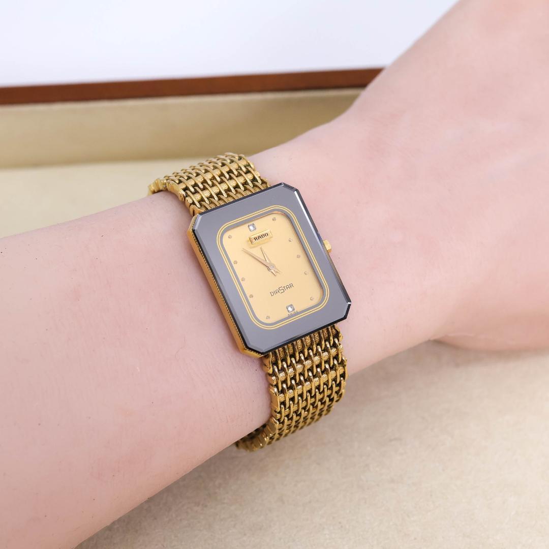 稼働 RADO DIASTAR 腕時計 2Pダイヤ ヴィンテージ 2492