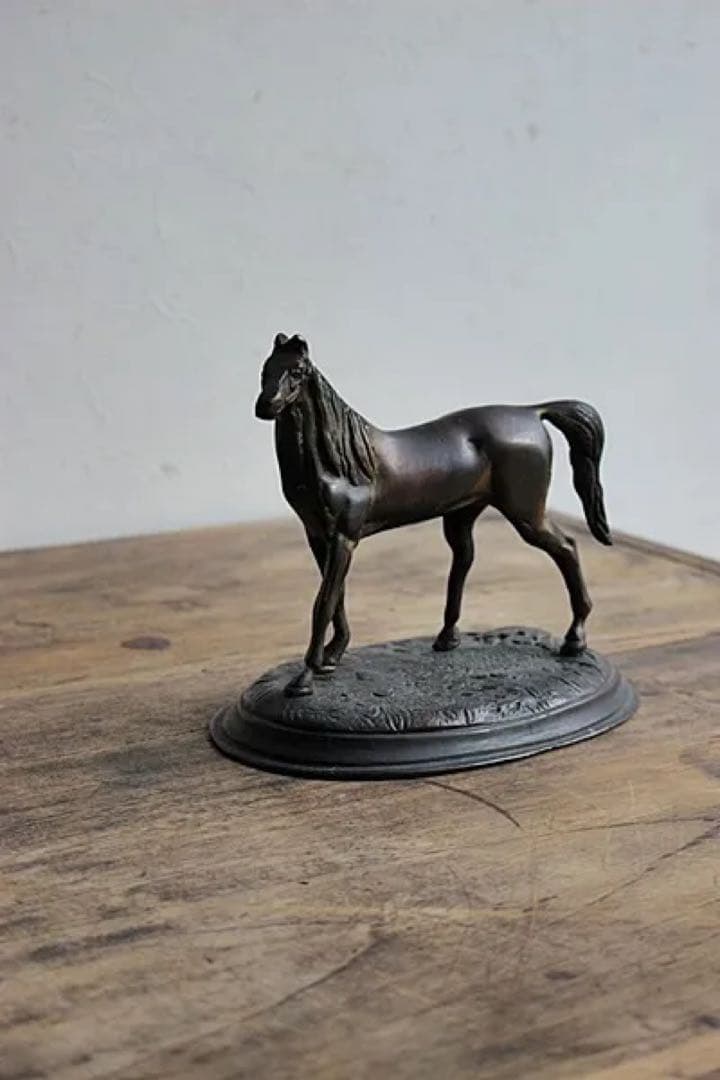 フランスアンティーク　ブロンズ　馬　ホースモチーフ