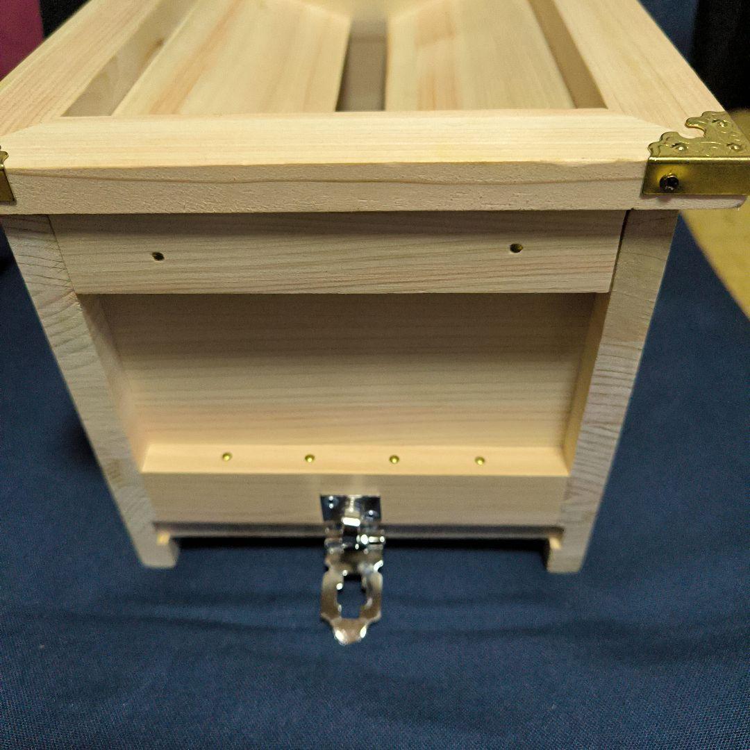 投げ銭賽銭箱　木製