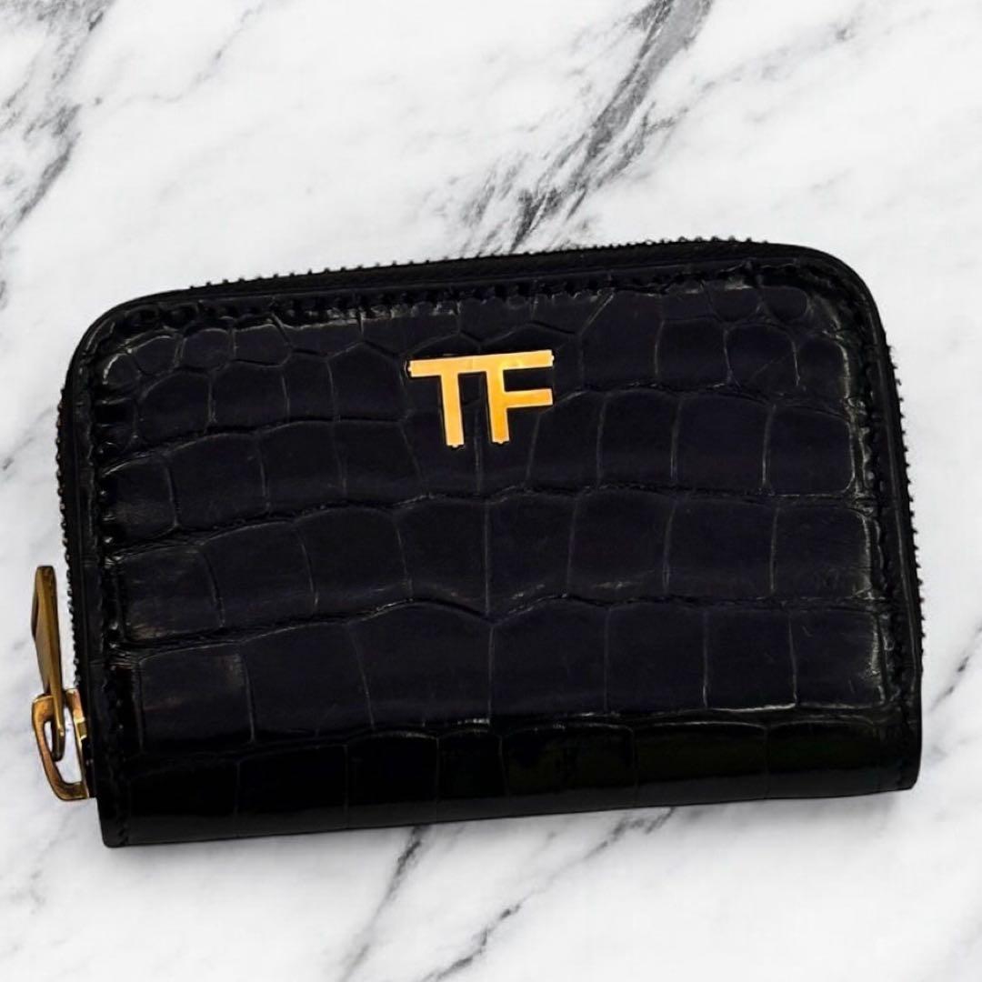 極美品 箱付 トムフォード ケース 財布 小銭入れ カード 入れ TF