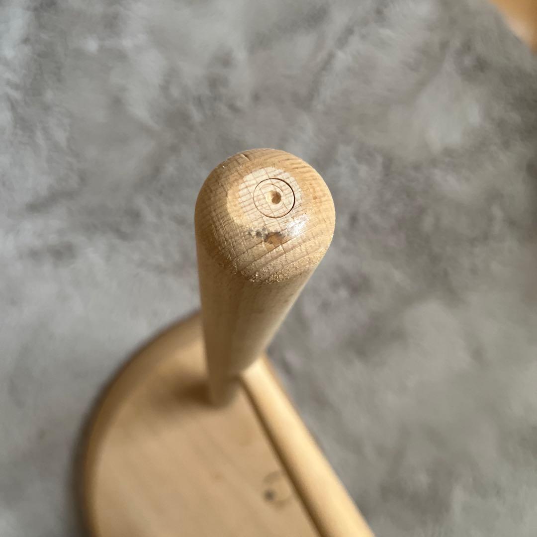 【美品】デンマーク　WERNER シューメーカーチェア　木製スツール　アクタス