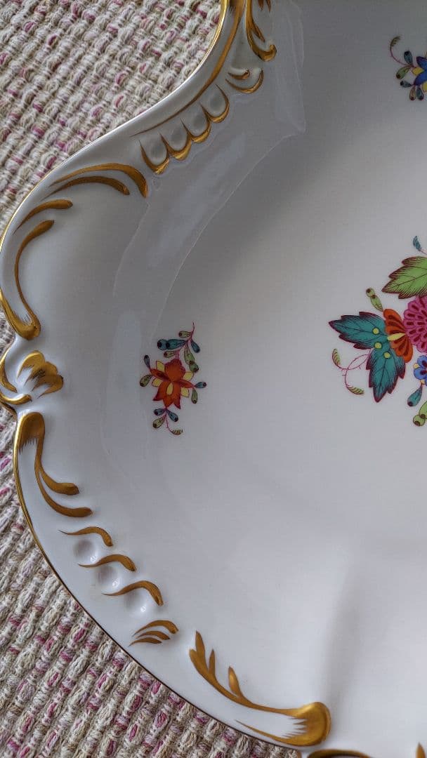 ヴィンテージ　ヘレンド　アポニー【インドの花】