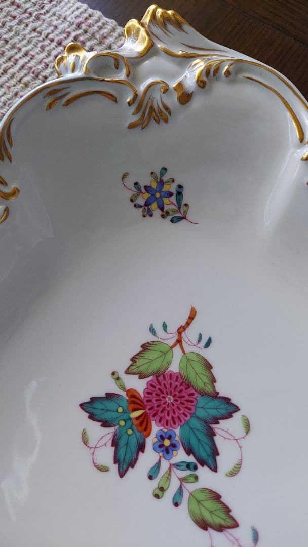 ヴィンテージ　ヘレンド　アポニー【インドの花】