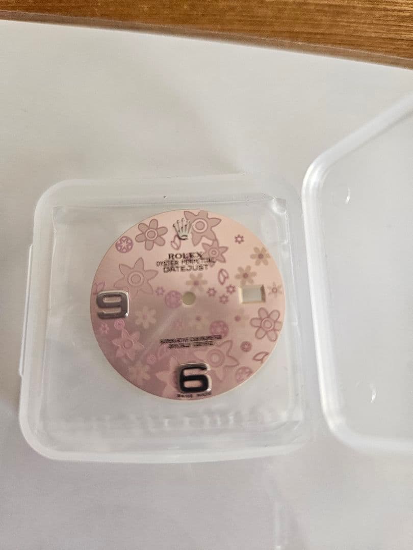 ROLEX 激レア　文字盤 ピンクフラワー　廃盤　フェイス　デイトジャスト　正規