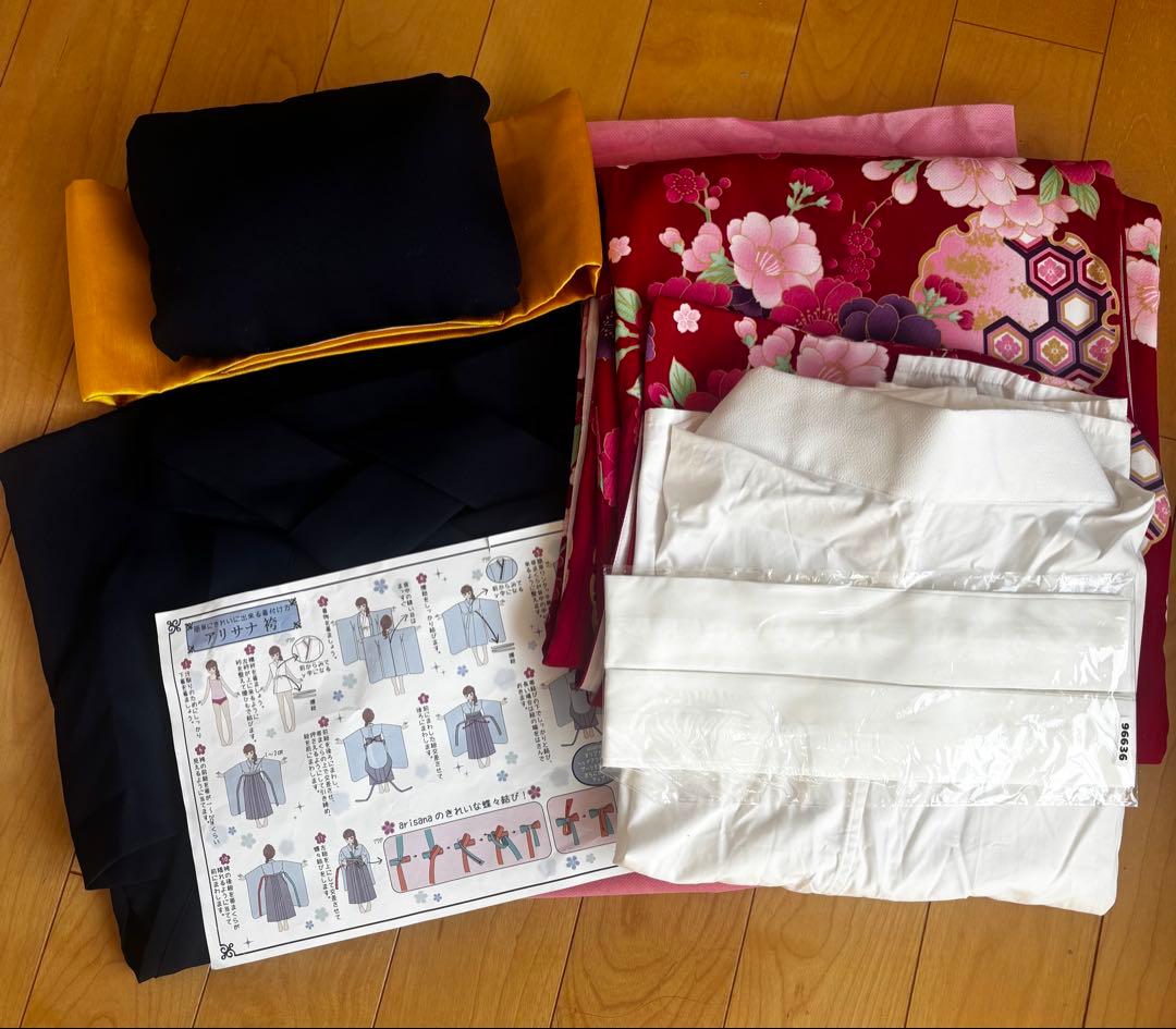 arisana アリサナ 簡単着付け袴セット 160