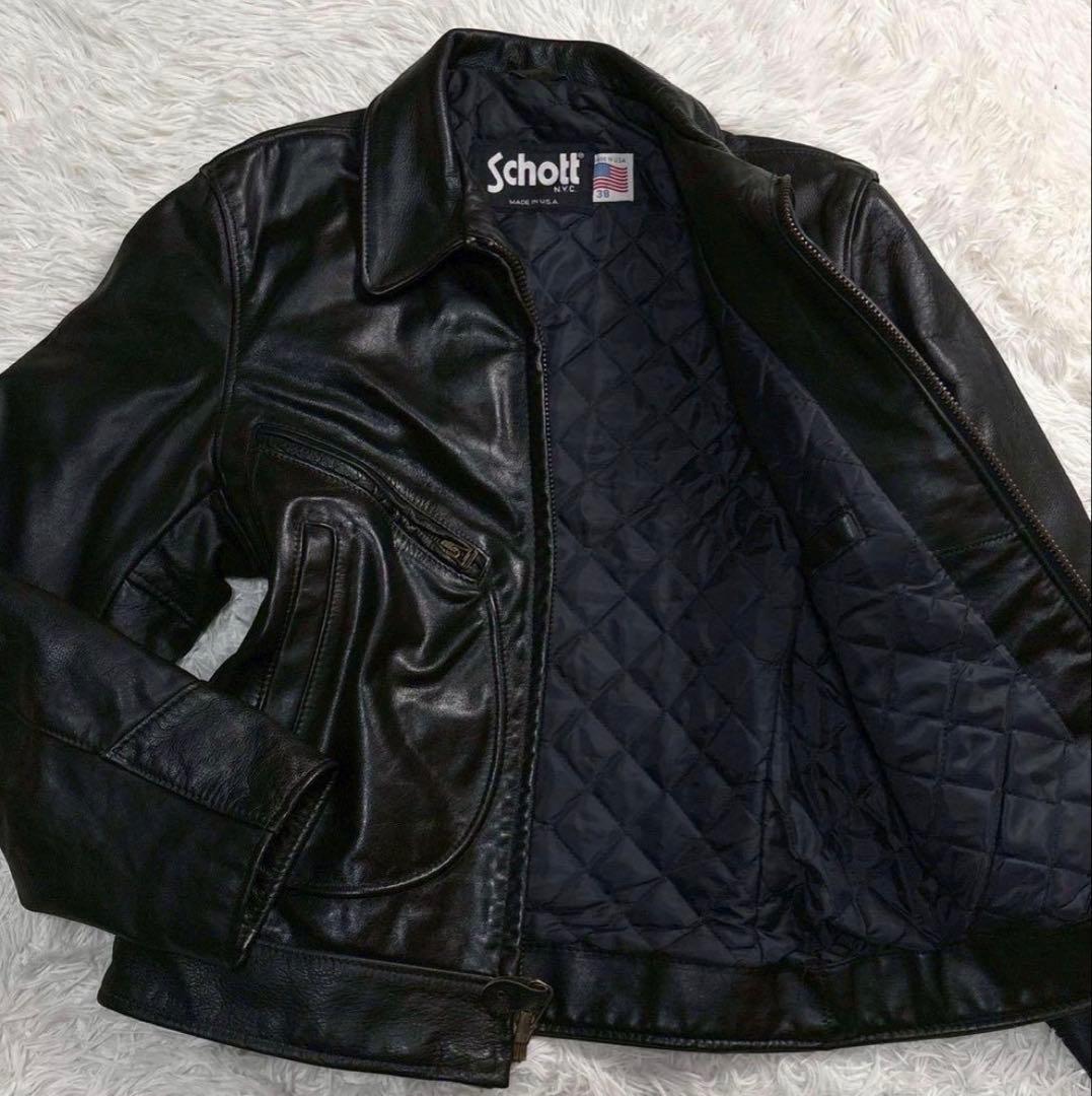 Schott Dポケット637 レザージャケット