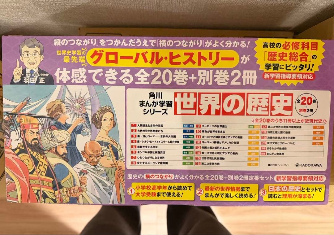 角川まんが学習シリーズ 世界の歴史 全20巻セット