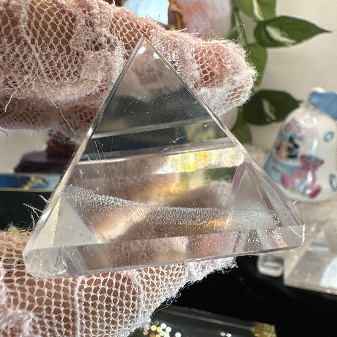 vin様 水晶ピラミッド3点セット♡大、中、小No.2313