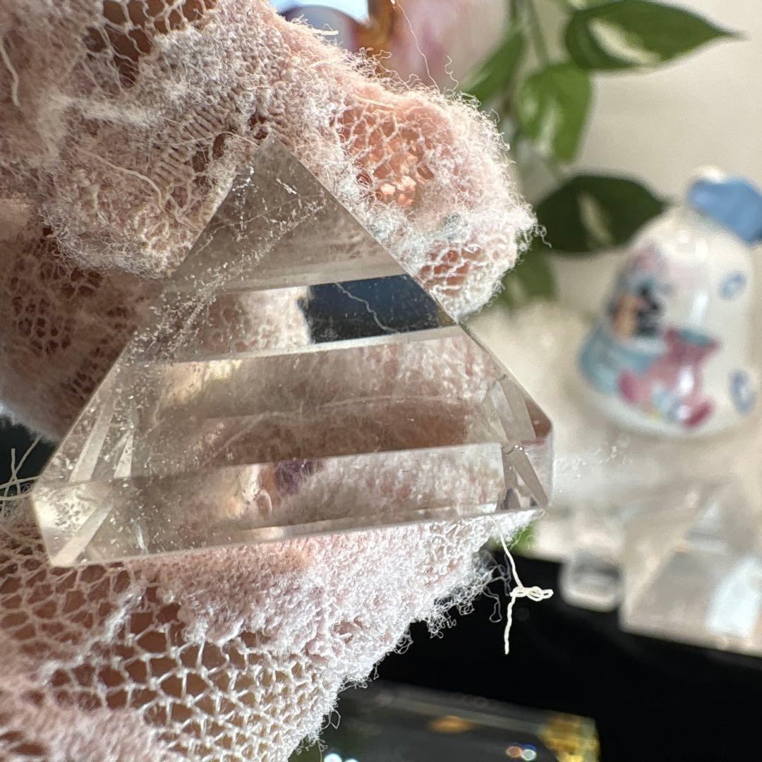 vin様 水晶ピラミッド3点セット♡大、中、小No.2313