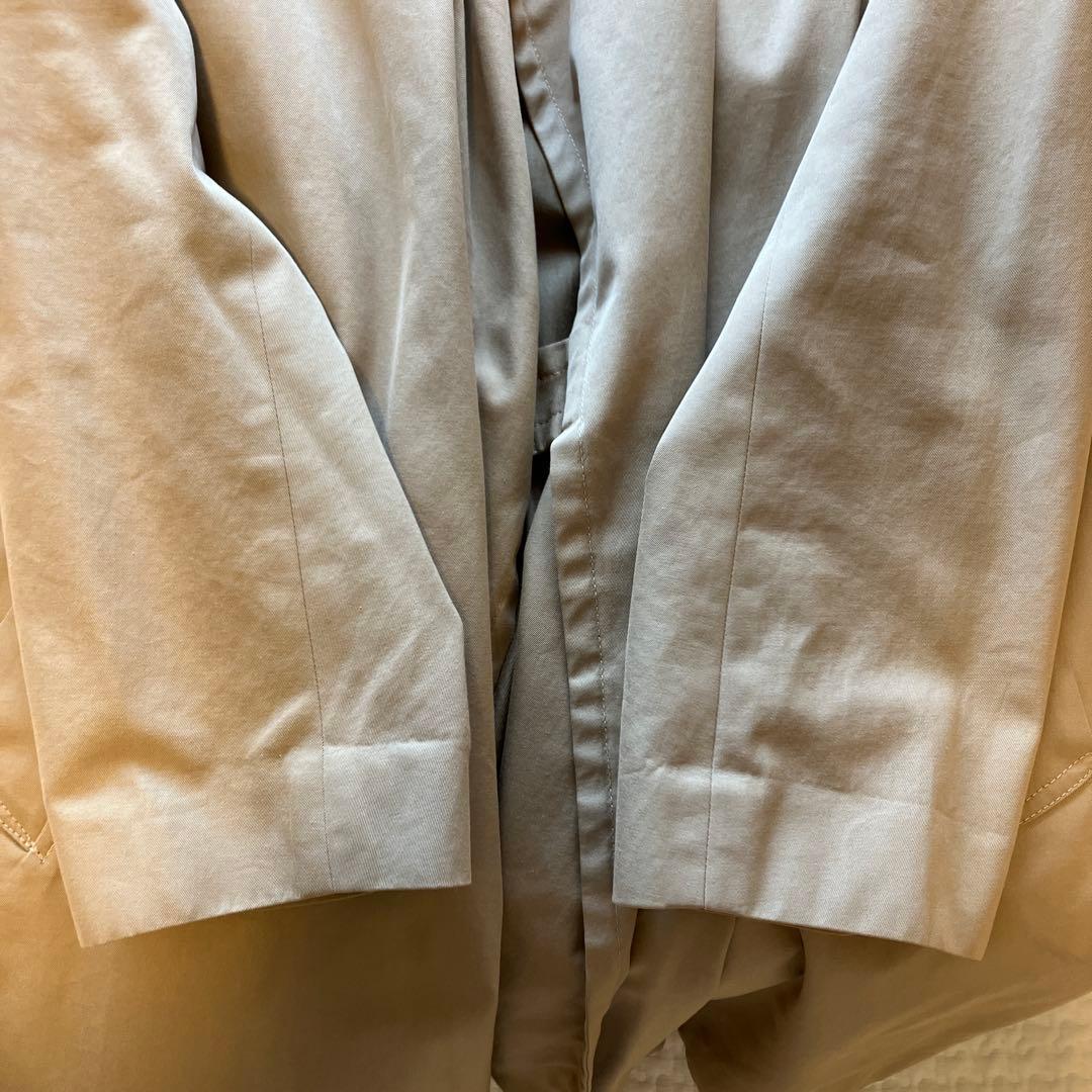 comoli タイロッケンコート size0 ベージュ コットンギャバ