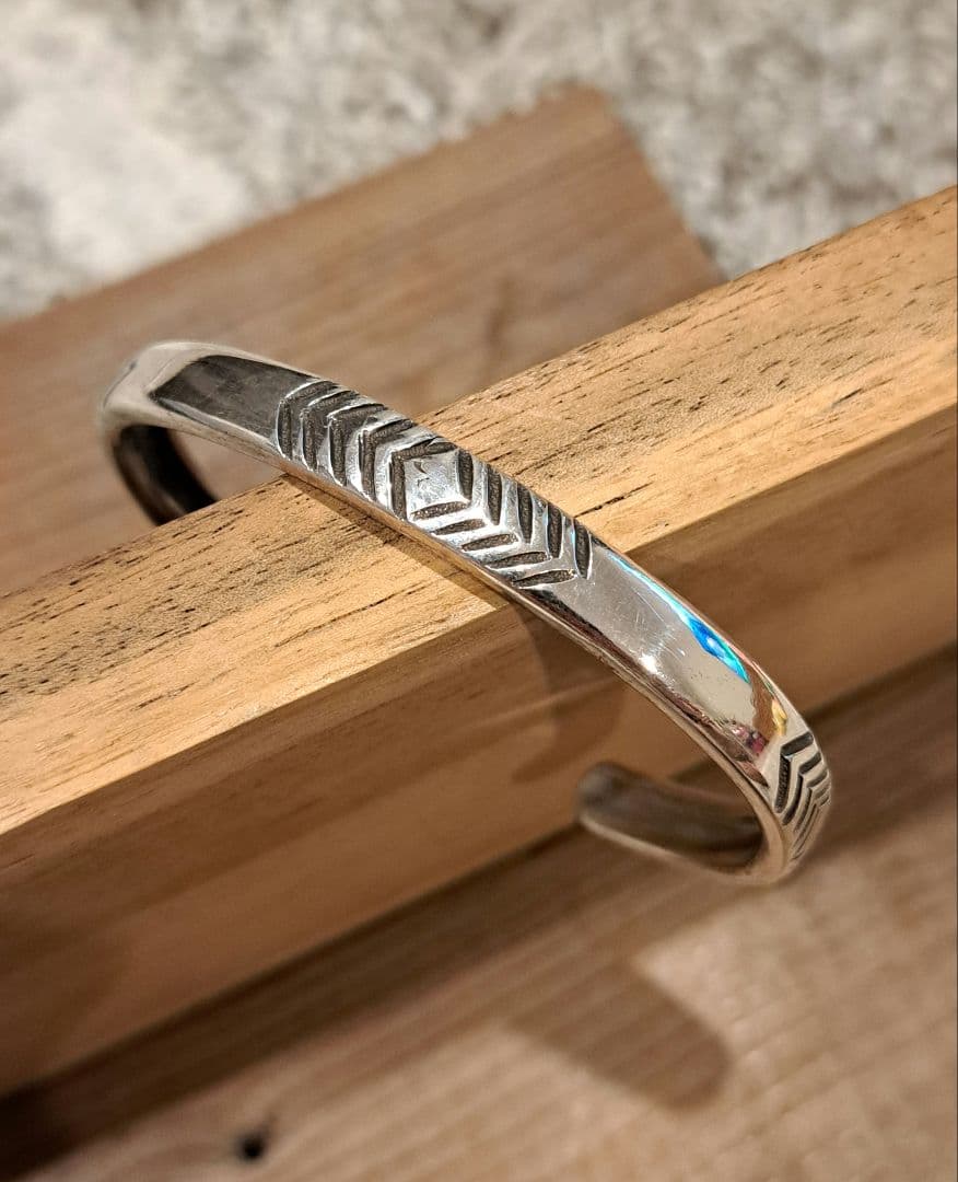 Ernie Lister アーニーリスター シルバー バングル ブレスレット