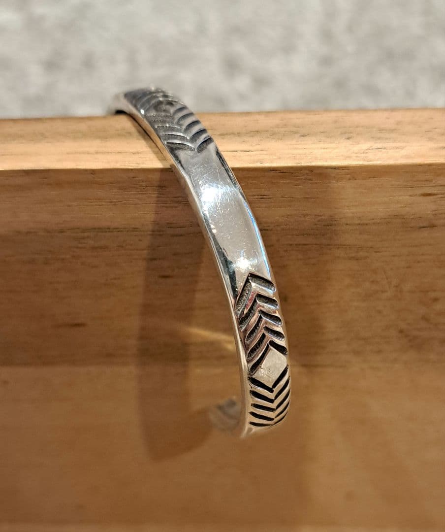 Ernie Lister アーニーリスター シルバー バングル ブレスレット