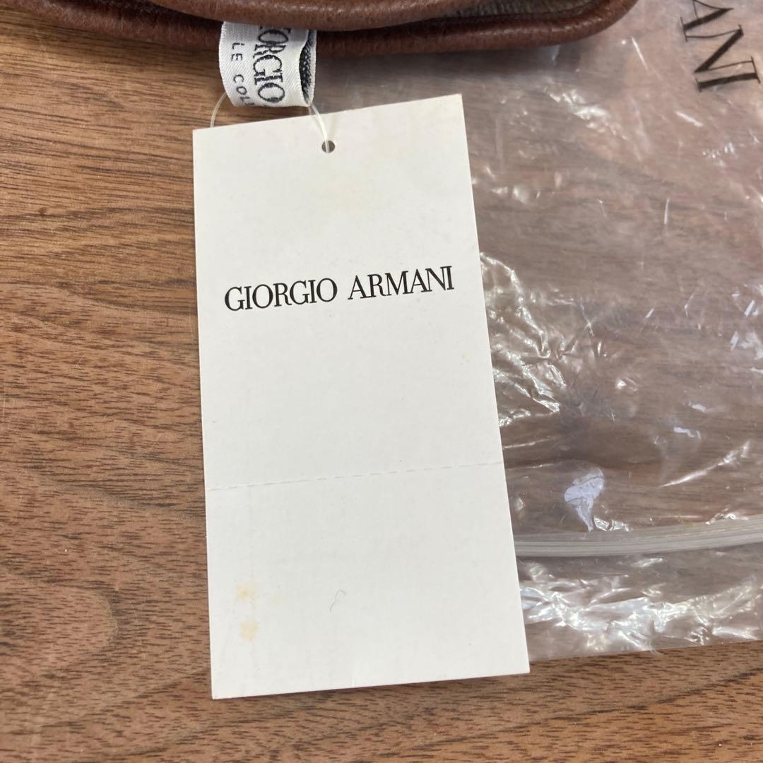 Giorgio Armani ブラウンレザー手袋