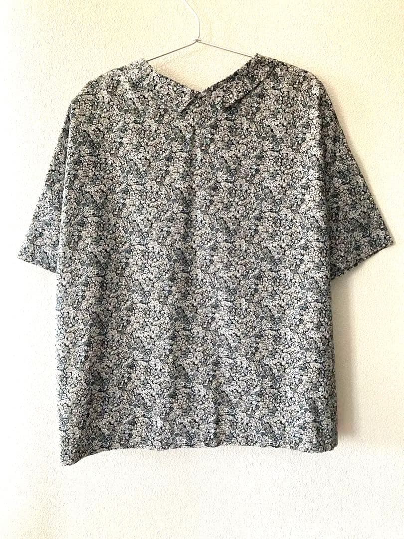 定価約2万 LIBERTY スモールカラー2WAYシャツ chive