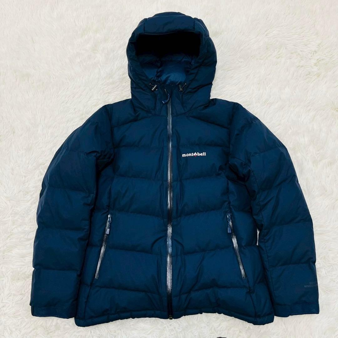 モンベル　パーマフロスト ライトダウンパーカ M ネイビー　スタッフバックなし