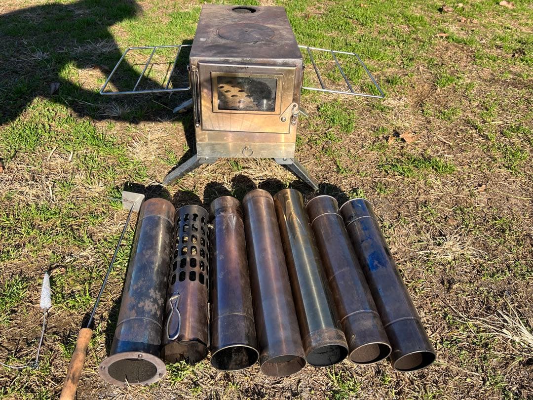 tomount 薪ストーブ　焚き火シート付き