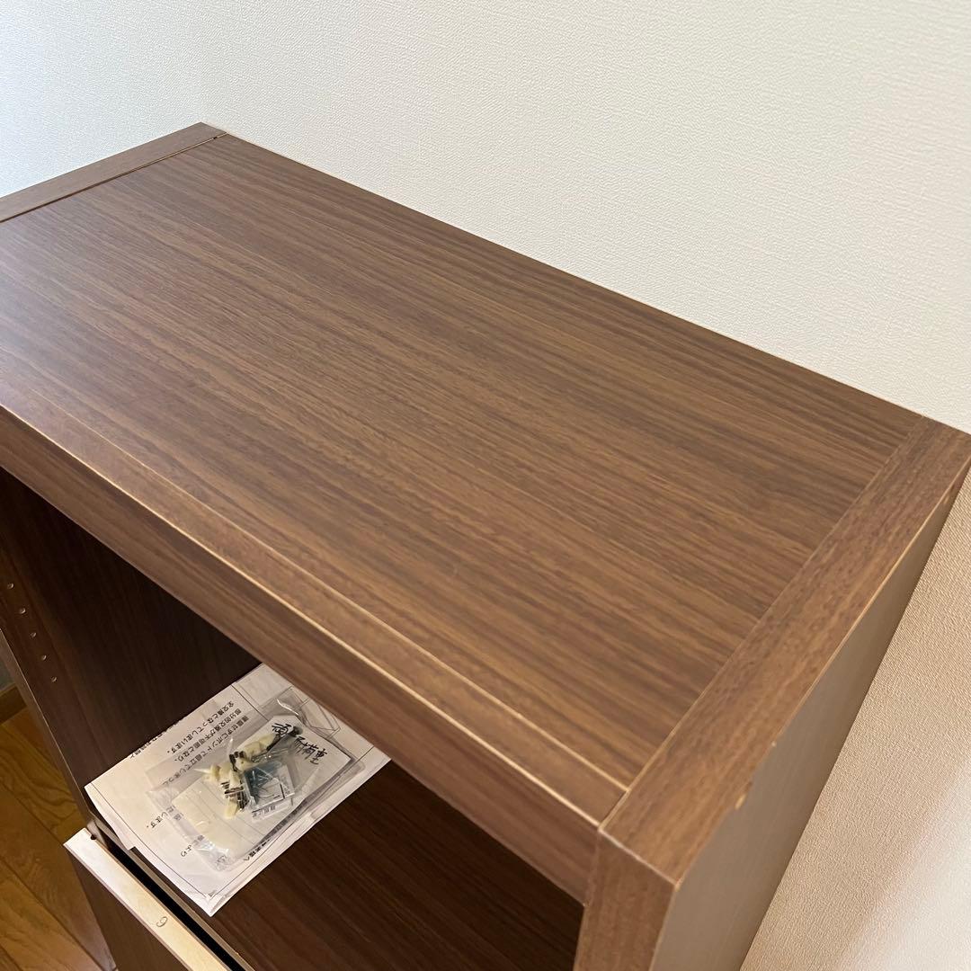 ウッドラック 木製シェルフ 頑丈棚板 本棚 高さ120 ブックシェルフ 書棚