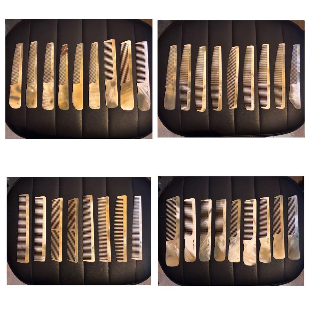 仲*樹様 【新品未使用】水牛櫛　35本コームセット　床屋セレクト　最終セット