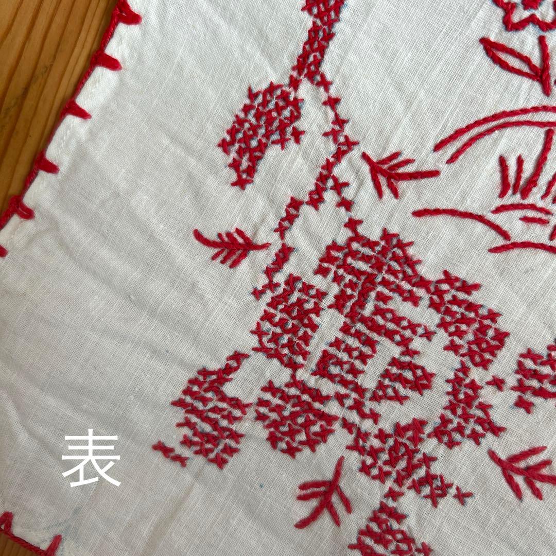 ドイツアンティーク　刺繍タペストリー