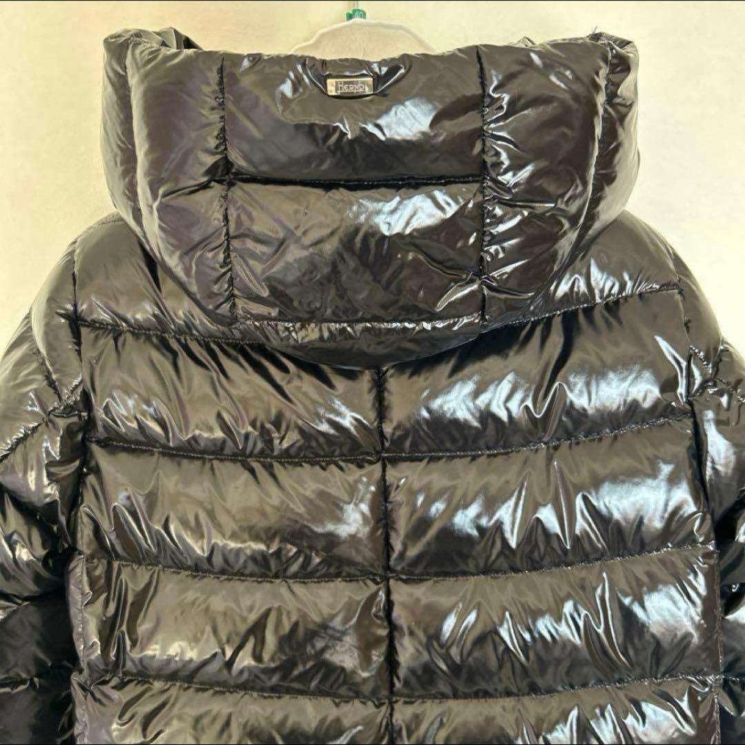 ル*コ様 HERNO ヘルノ 40 ダウン　ジャケット　グロッシー　ダウンコート
