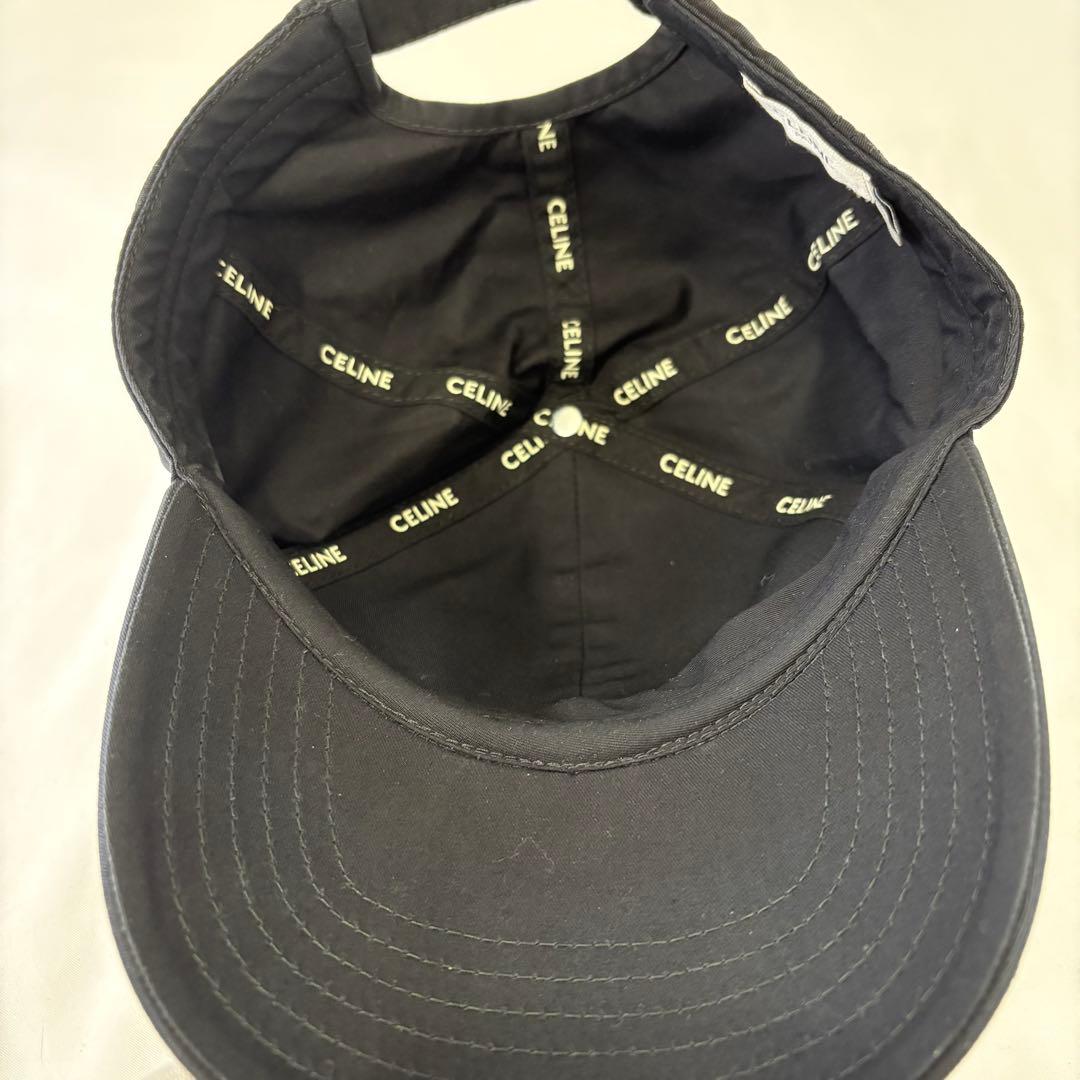 美品 CELINE セリーヌ トリオンフ キャップ 帽子 ベースボールキャップ