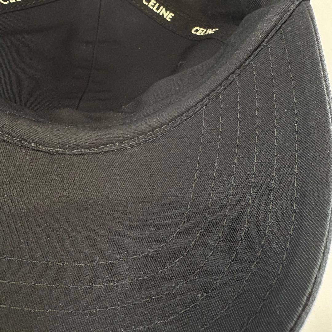 美品 CELINE セリーヌ トリオンフ キャップ 帽子 ベースボールキャップ