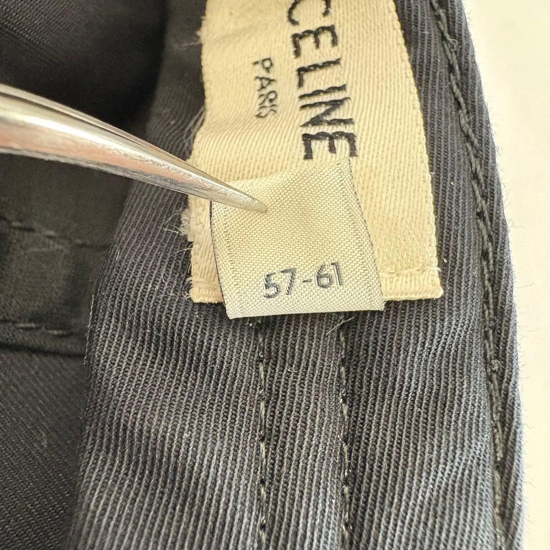 美品 CELINE セリーヌ トリオンフ キャップ 帽子 ベースボールキャップ