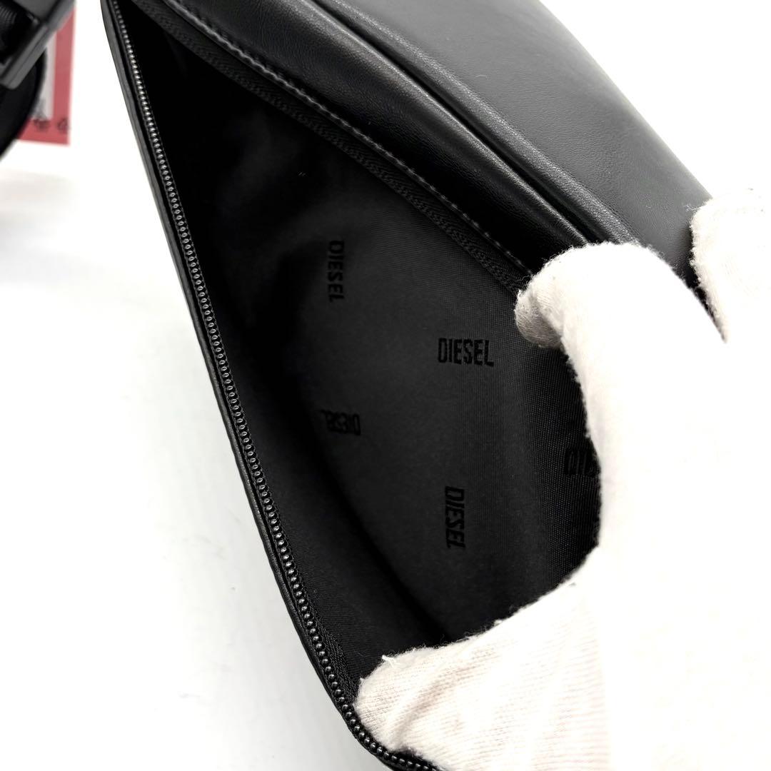 【新品タグ付き】ディーゼル ボディバッグ HOLI-D ブラック オーバルDロゴ