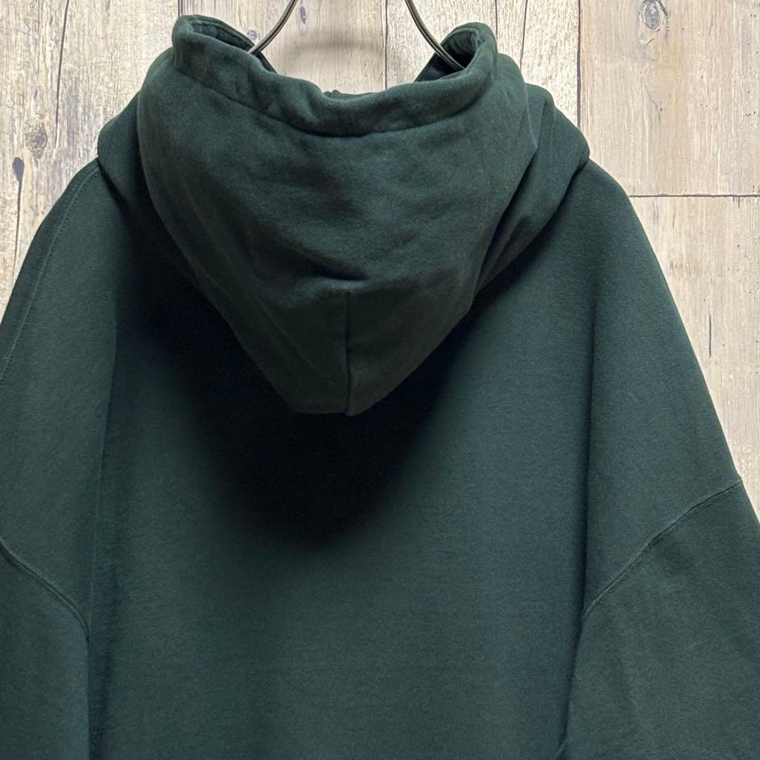 ケボズ Keboz パーカー　プルオーバー　刺繍　ビックロゴ　見本　XL